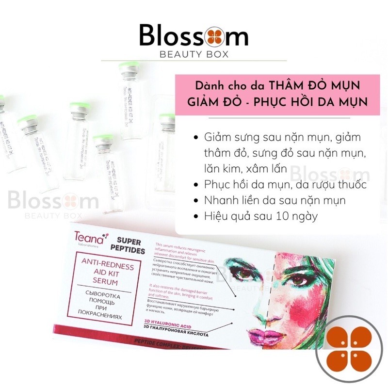 Serum da thâm mụn ANTI-REDNESS Teana super peptide