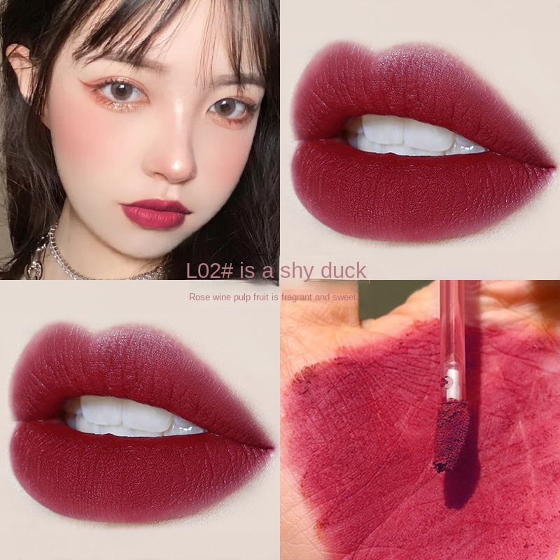 Son Môi Màu Nhung Lì Lâu Trôi Không Khô Và Không Phai Màu