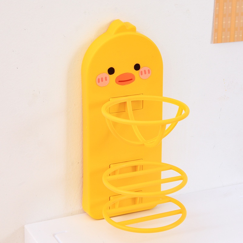 Giá treo khăn giấy tiện dụng kiểu dáng vịt vàng siêu cute - UniLabel