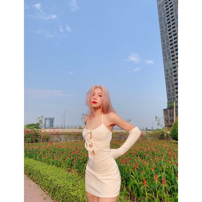 Đầm Body Cột Dây Kèm Găng Tay Sexy Chất Thun (KILLER DRESS) | BigBuy360 - bigbuy360.vn