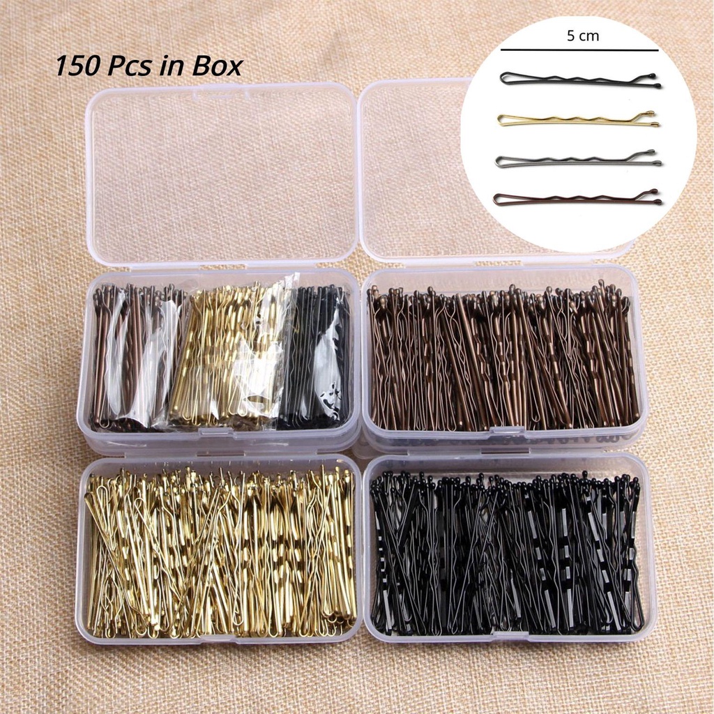 Set 150 Kẹp Tóc Bằng Kim Loại Chuyên Dụng Cho Tiệc Cưới