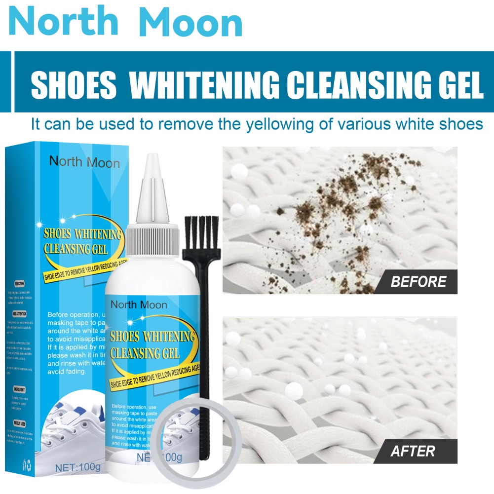 Bộ dung dịch tẩy trắng giày tiện dụng