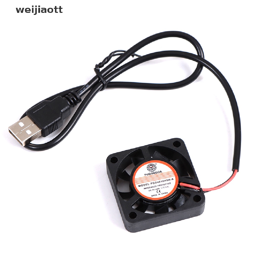 weijiaott DC 5V USB Brushless Sleeve Bearing Fen Computer PC Silent Cooler Cooling Fan Lot WT