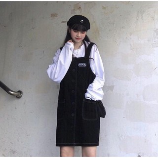 Váy yếm chỉ nổi