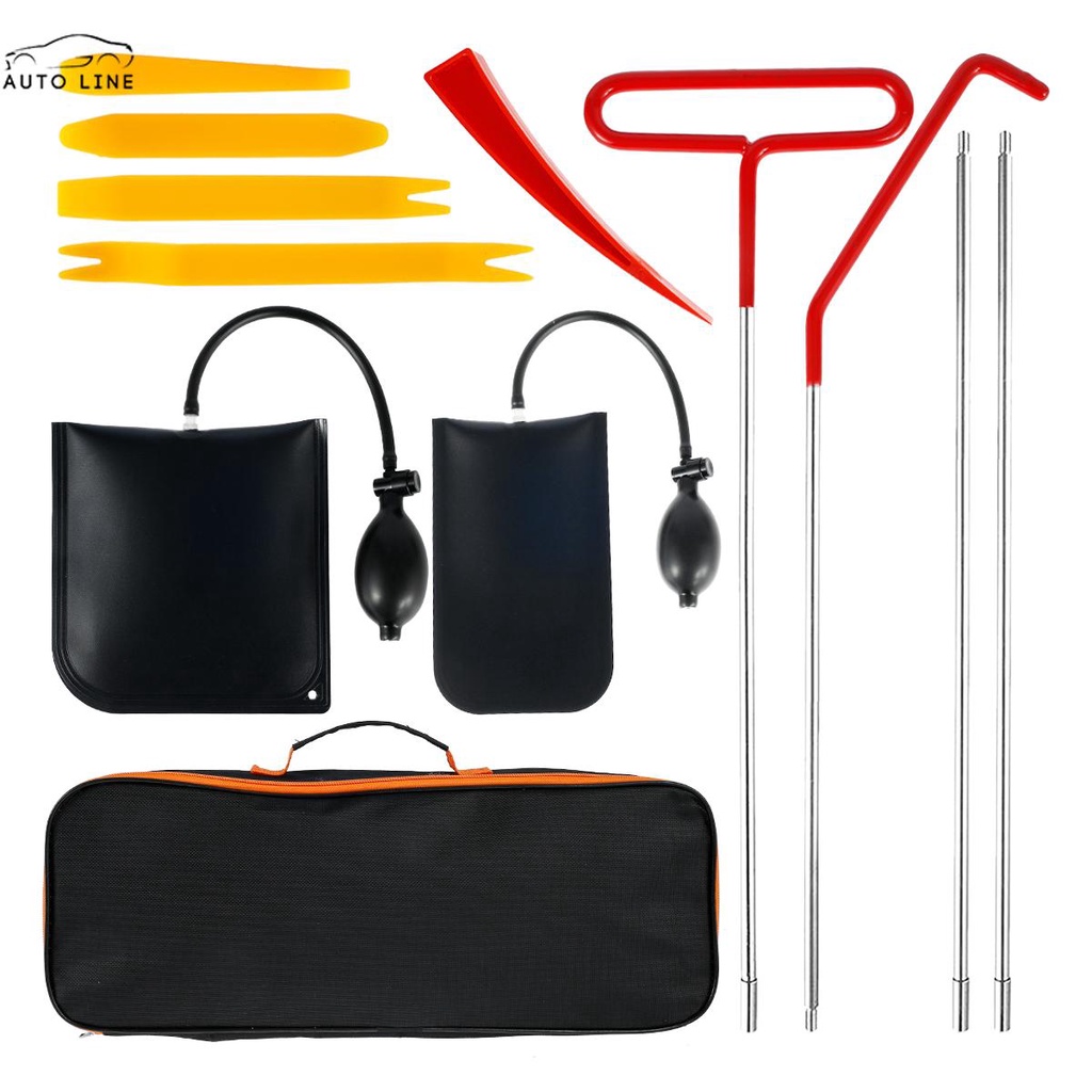 Bộ 12 Dụng Cụ Sửa Chữa Xe Hơi Khẩn Cấp Với Bơm Hơi Không Làm Hư Hại SHOPCYC8830