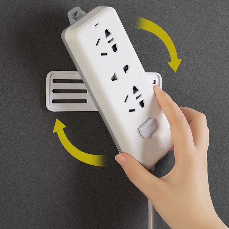 Giá Đỡ Ổ Cắm Điện Dán Tường Tự Dính Tiện Dụng