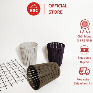 Giỏ nhựa giả mây đựng đồ size bé (SIÊU RẺ) Giỏ kiểu dáng Hàn Quốc màu sắc nhã nhặn 1196