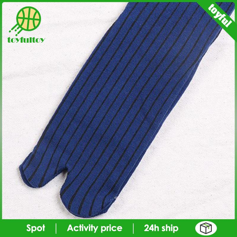 Vớ Lật 2 Ngón Bằng Cotton Co Giãn Màu Xanh Dương Unisex