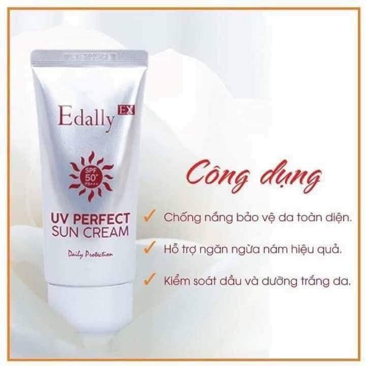 Kem chống nắng ngừa nám hoàn hảo Edally - UV Perfect Sun Cream SPF50+/PA+++