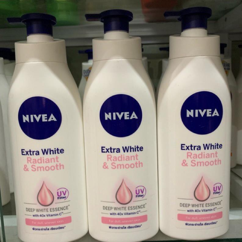 Sữa dưỡng thể Nivea Extra White & Smooth 400ml (Ban Ngày)