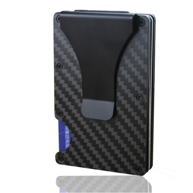 Kẹp tiền Money Clip cao cấp Carbon Fiber Metal