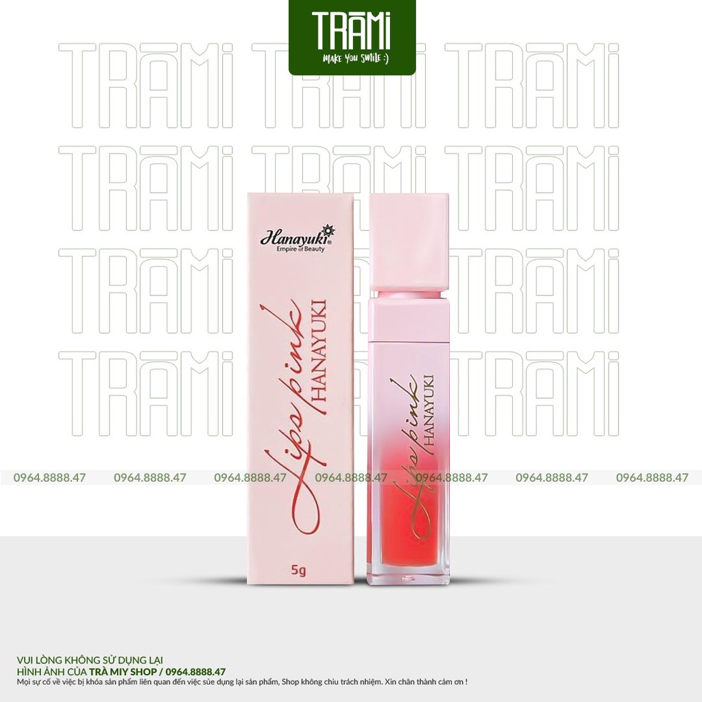 Son Dưỡng Hồng Môi Lips Pink Hanayuki, Làm Hồng Tự Nhiên.