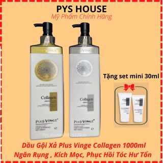 Dầu gội xả phục hồi kích mọc tóc vinge collagen