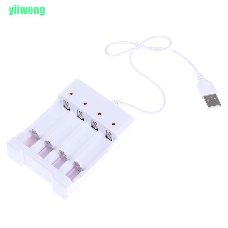 Bộ Sạc Pin Nhanh Với 4 Khe Cắm Usb