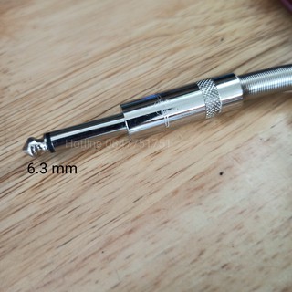 Dây 1 Đầu 3.5mm Ra 1 Đầu 6.3mm ( Dài 1,2 Mét & 3 Mét )