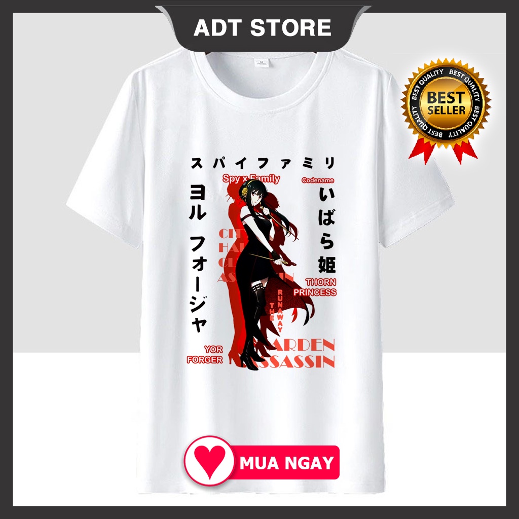 Áo Phông Spy x Family: Loid Forger , Anya , Yor Forger độc đẹp giá rẻ siêu HOT bán chạy