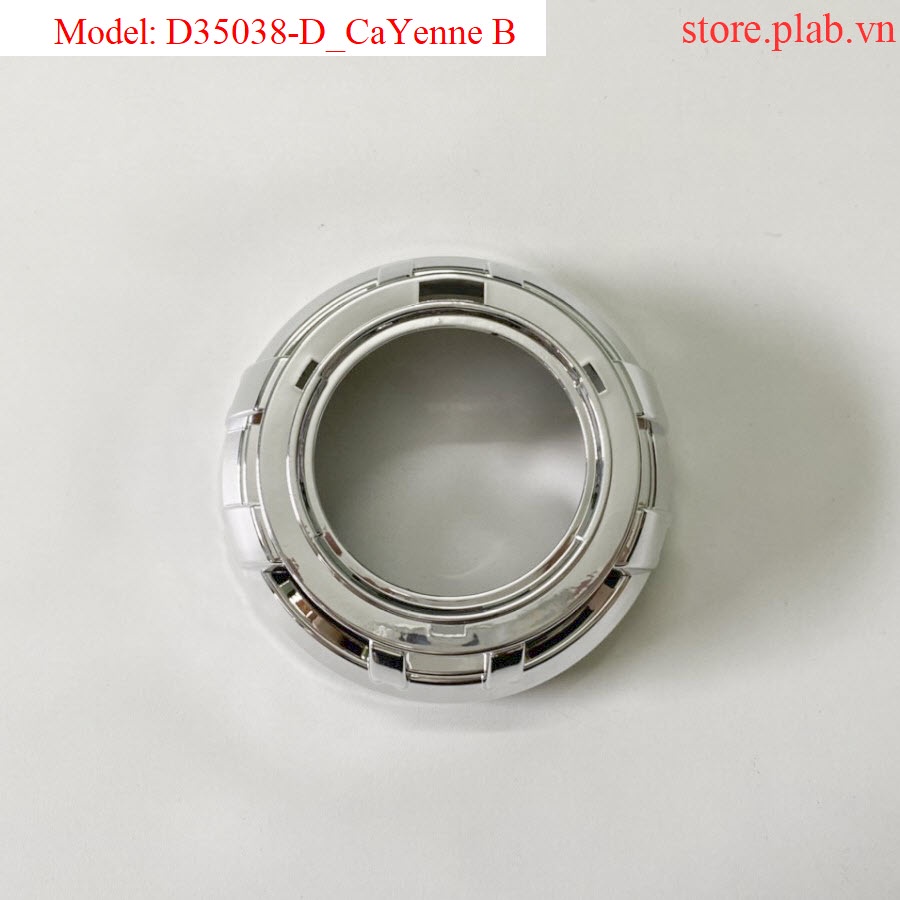 Chụp xi mạ bạc gắn bi cầu và mắt thiên thần 3 inch - lắp vòng thiên thần các loại