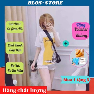 Áo Thun Nữ Tay Lỡ 🍀FRRESHIP🍀 Áo Phông Trắng  Cotton Co Giãn 4 Chiều Kháng Khuẩn Không Xù Lông