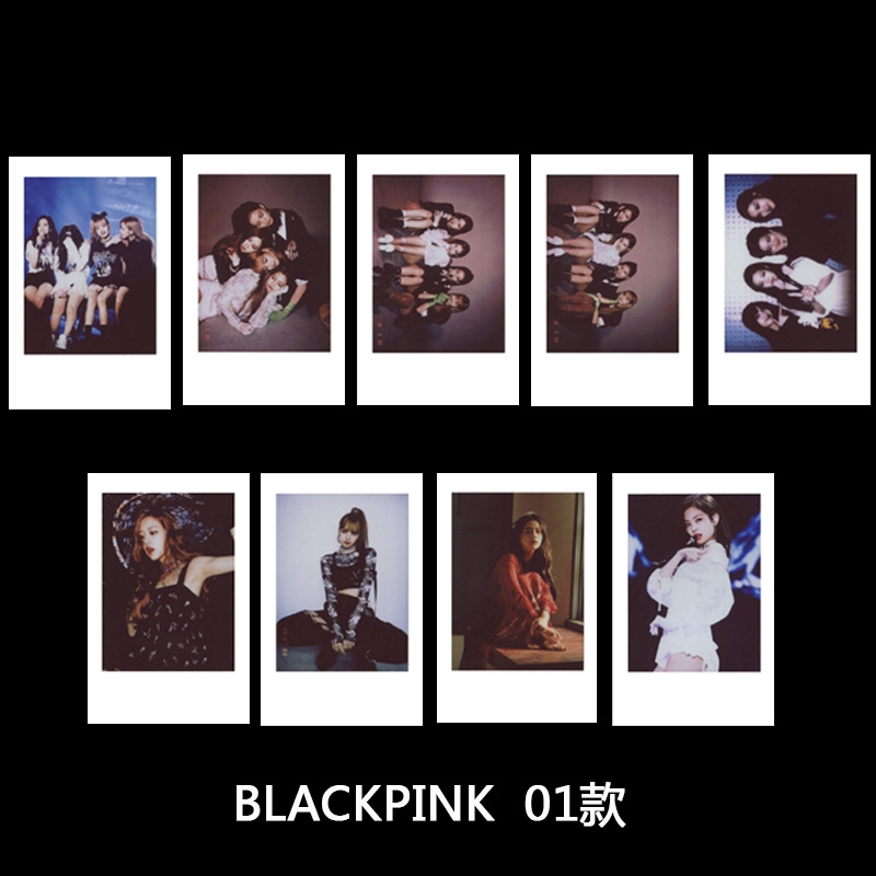 Bộ Ảnh Thẻ Lomo Nhóm Nhạc Blackpink