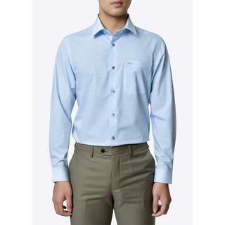 Sơ mi công sở nam h252cs xanh dương