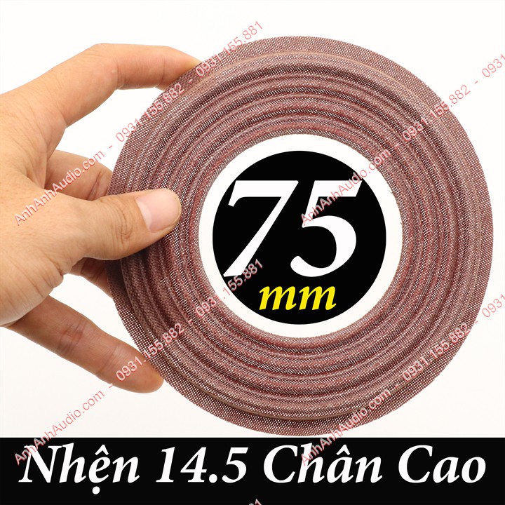 Nhện loa bass lổ coil 75 mm đường kính 14.5 cm Chân Cao