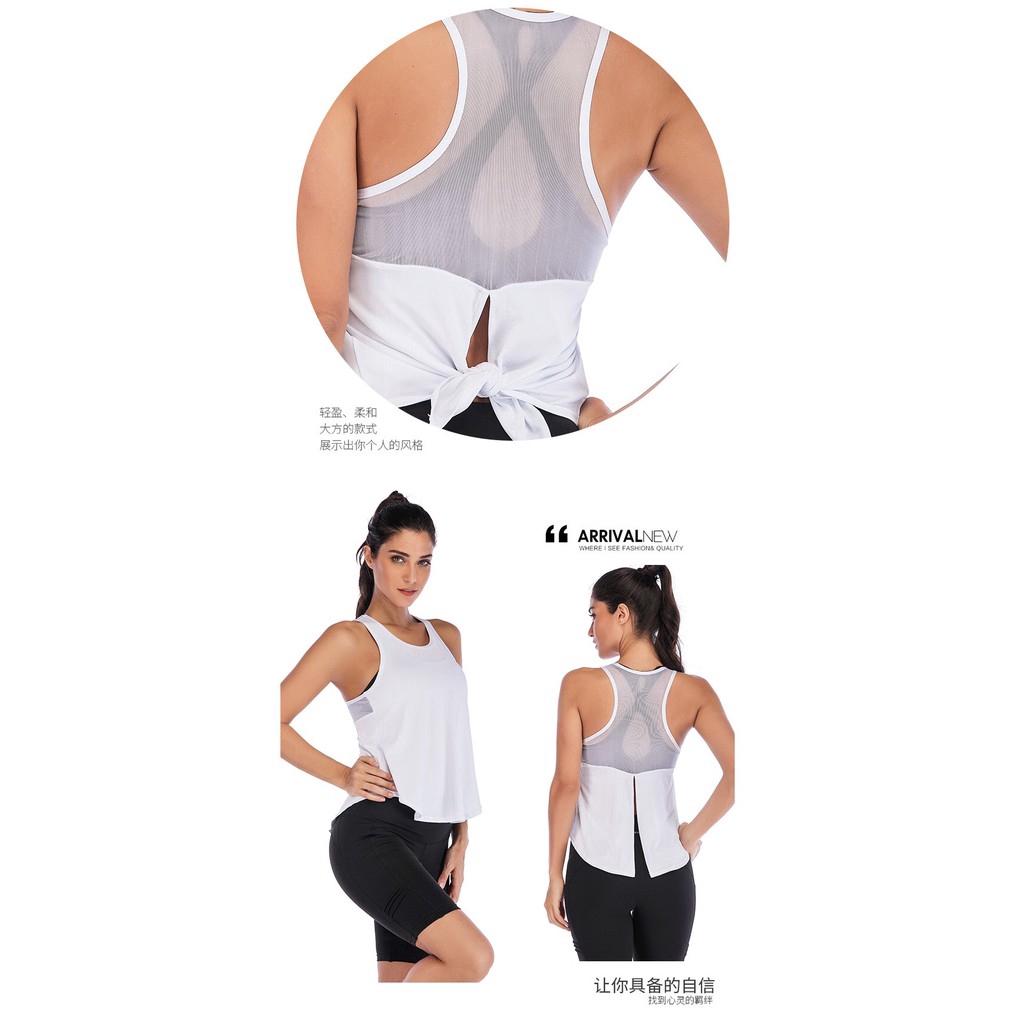 Áo sát nách thể thao thiết kế đơn giản size S-XL cho phái nữ