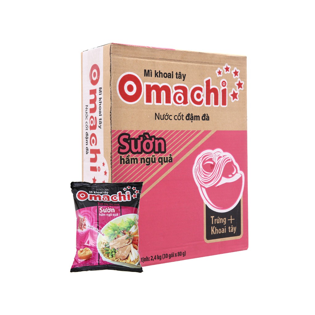 Mì khoai tây Omachi gói 80g nhiều vị | BigBuy360 - bigbuy360.vn