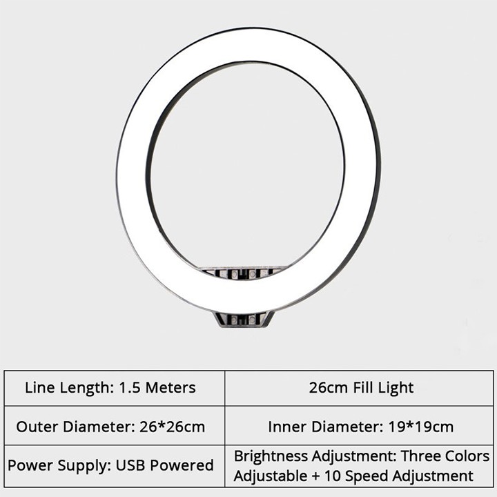 Đèn Led Ring 26cm chụp sản phẩm chuyên nghiệp