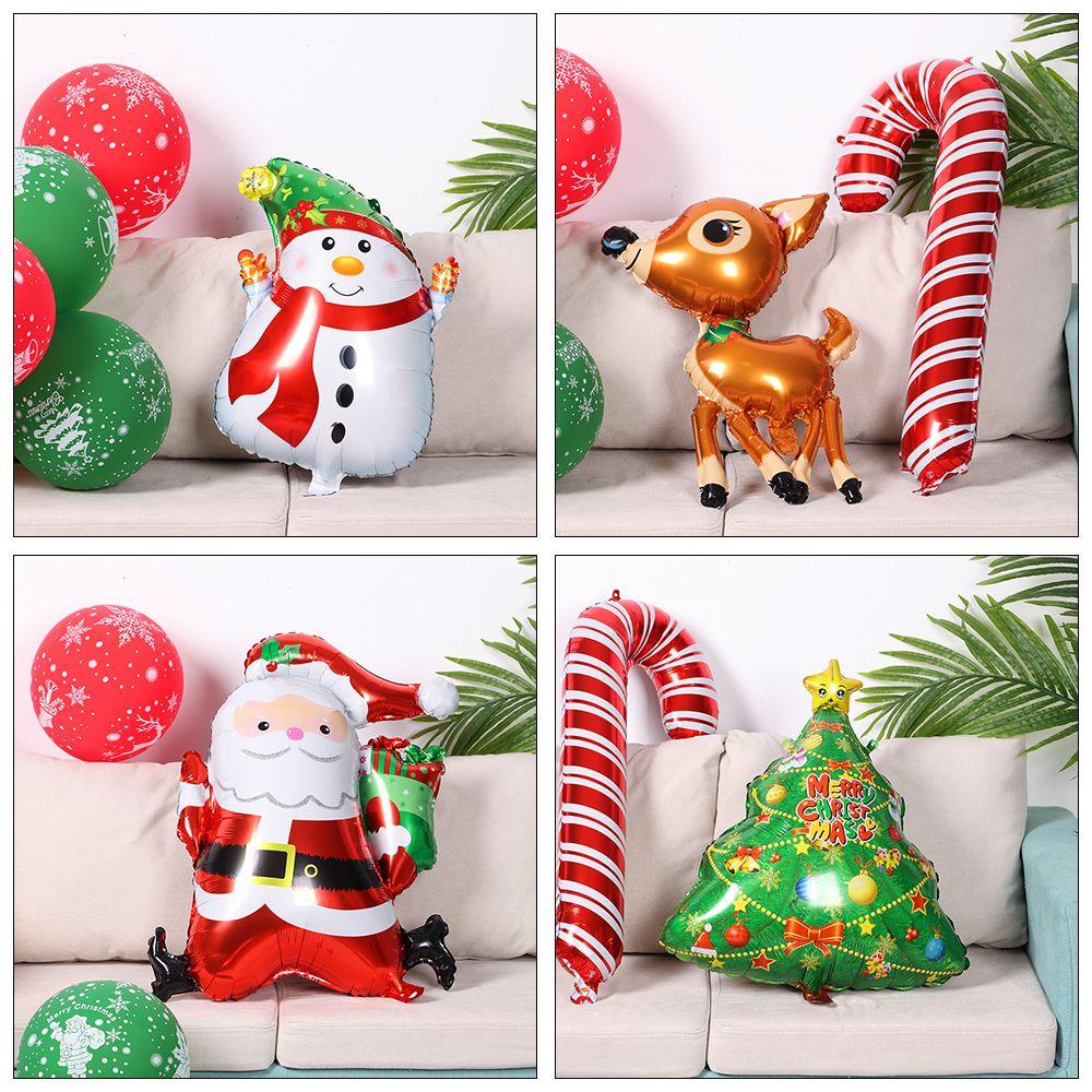 Layor1 Bong Bóng Lá Nhôm Hình Người Tuyết Tuần Lộc Giáng Sinh Dành Cho Trẻ Em