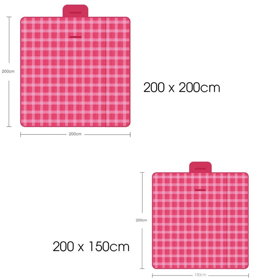 Thảm picnic dã ngoại ZIYOUHIKE chống thấm nước khăn chải bàn Họa tiết caro, du lịch