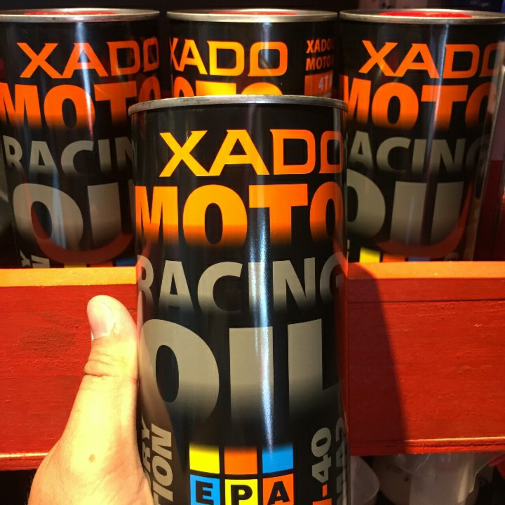 Nhớt XADO RACING - Nhớt siêu cao cấp XADO Moto Racing Oil Revitalizant 10w40