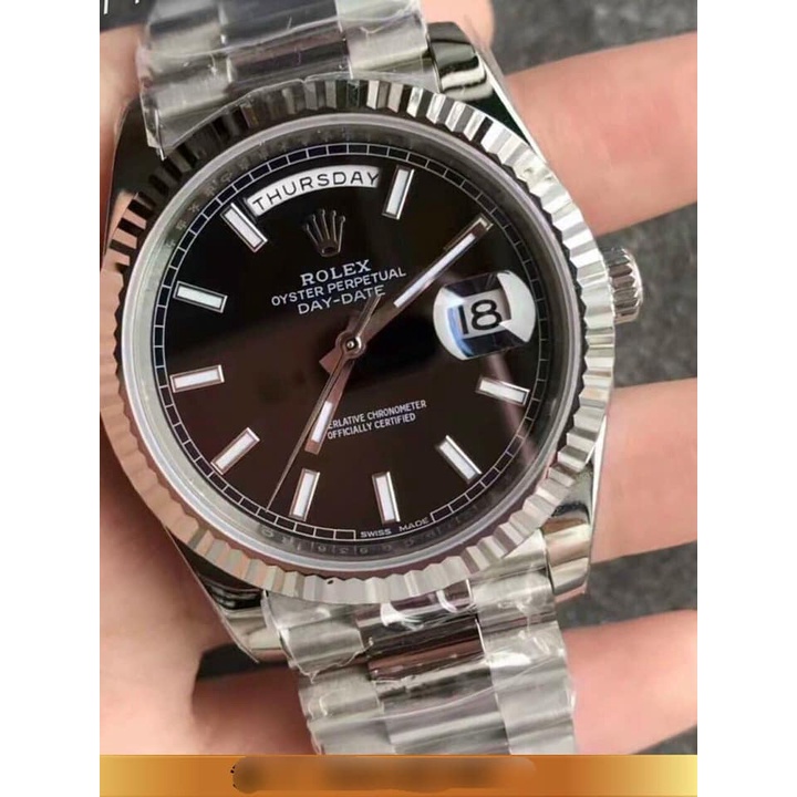 Đồng hồ Nam Rolex máy nhật day date dòng cơ Automatic size 38mm