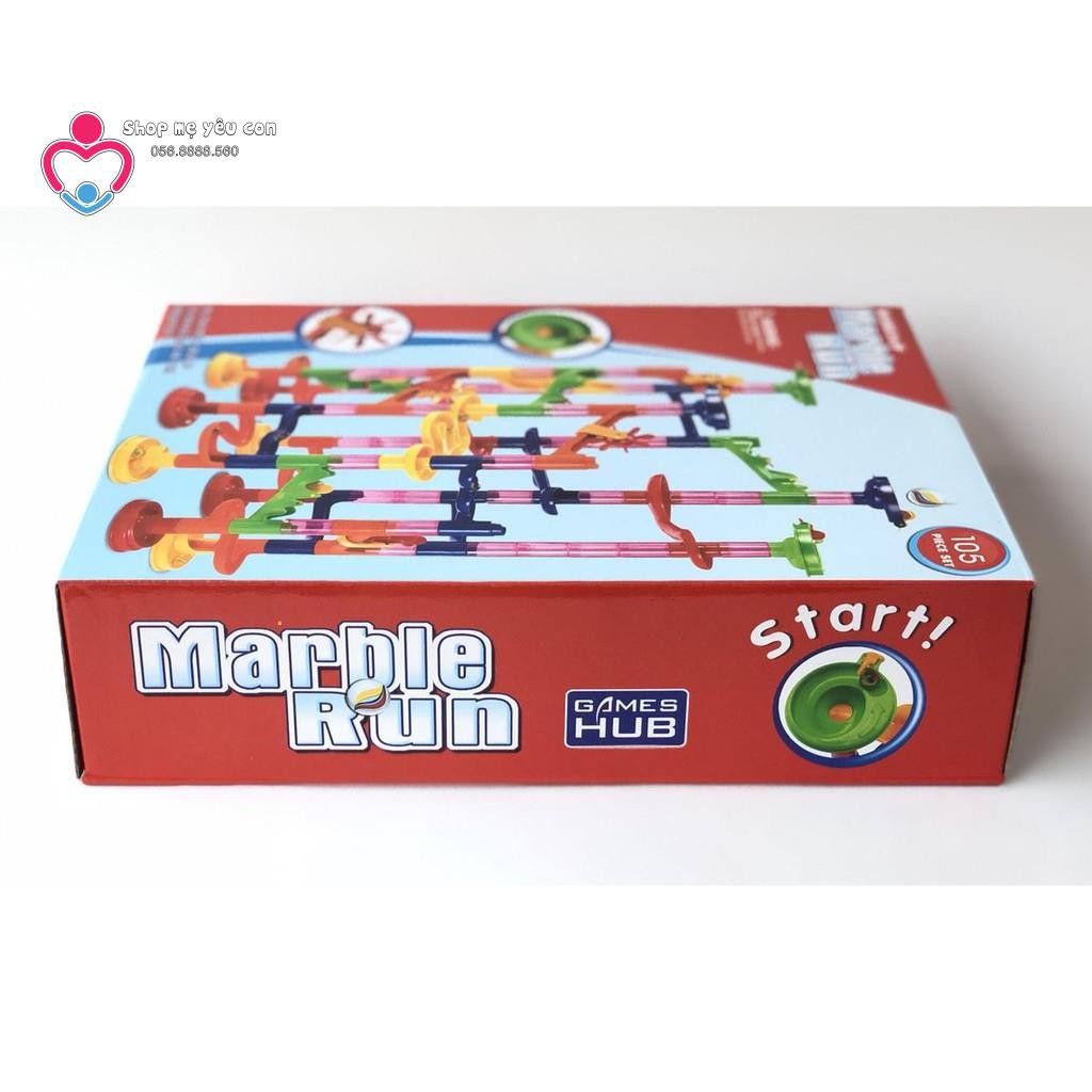 Đồ Chơi Lắp ráp mê cung 3 chiều, thả bi Marble run cho bé