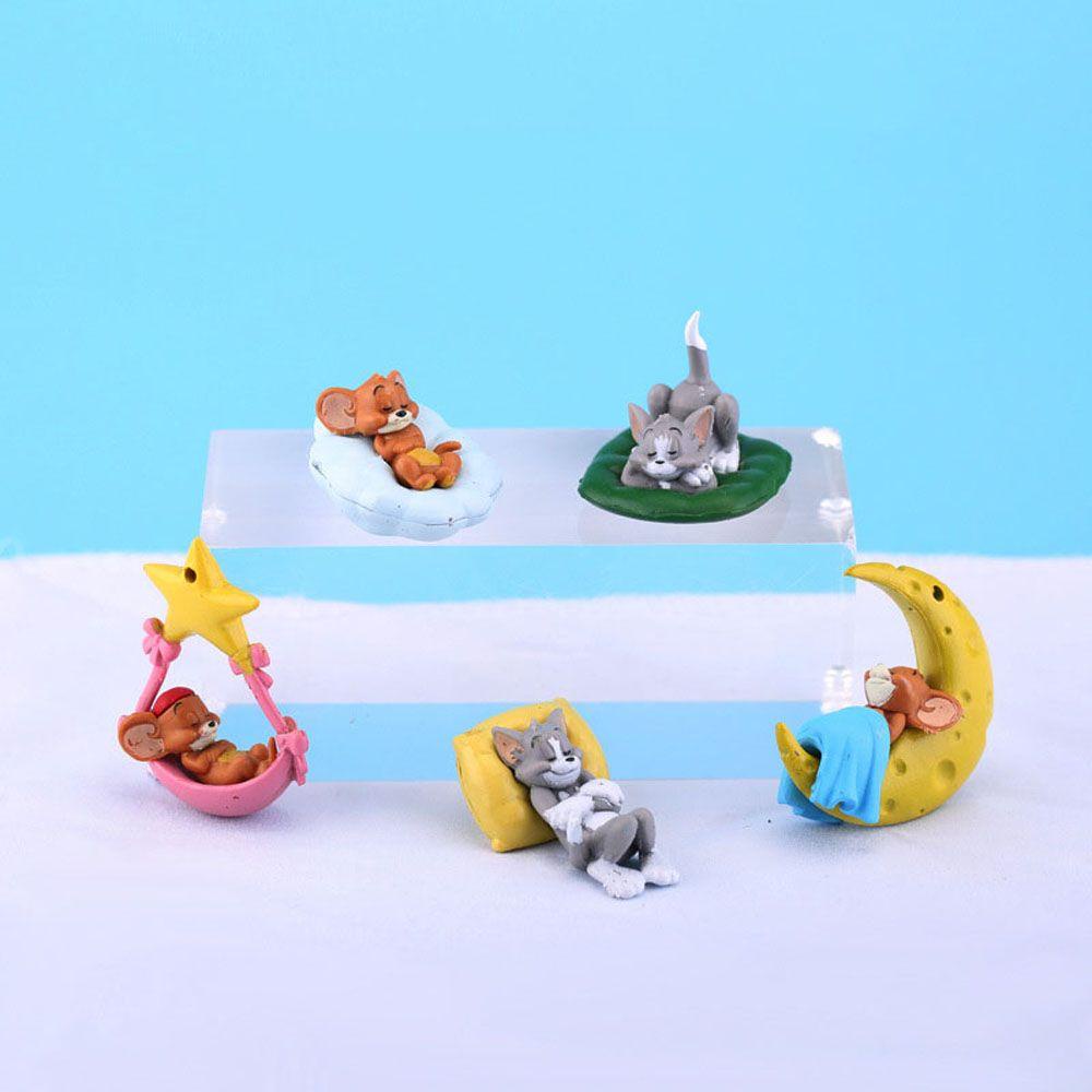 Set 5 Mô Hình Đồ Chơi Tom &amp; Jerry Dễ Thương