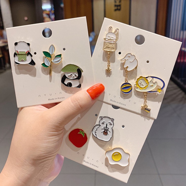 Ghim Cài Áo Hình Hoạt Hình Dễ Thương Cho Nữ - VHT SHOP