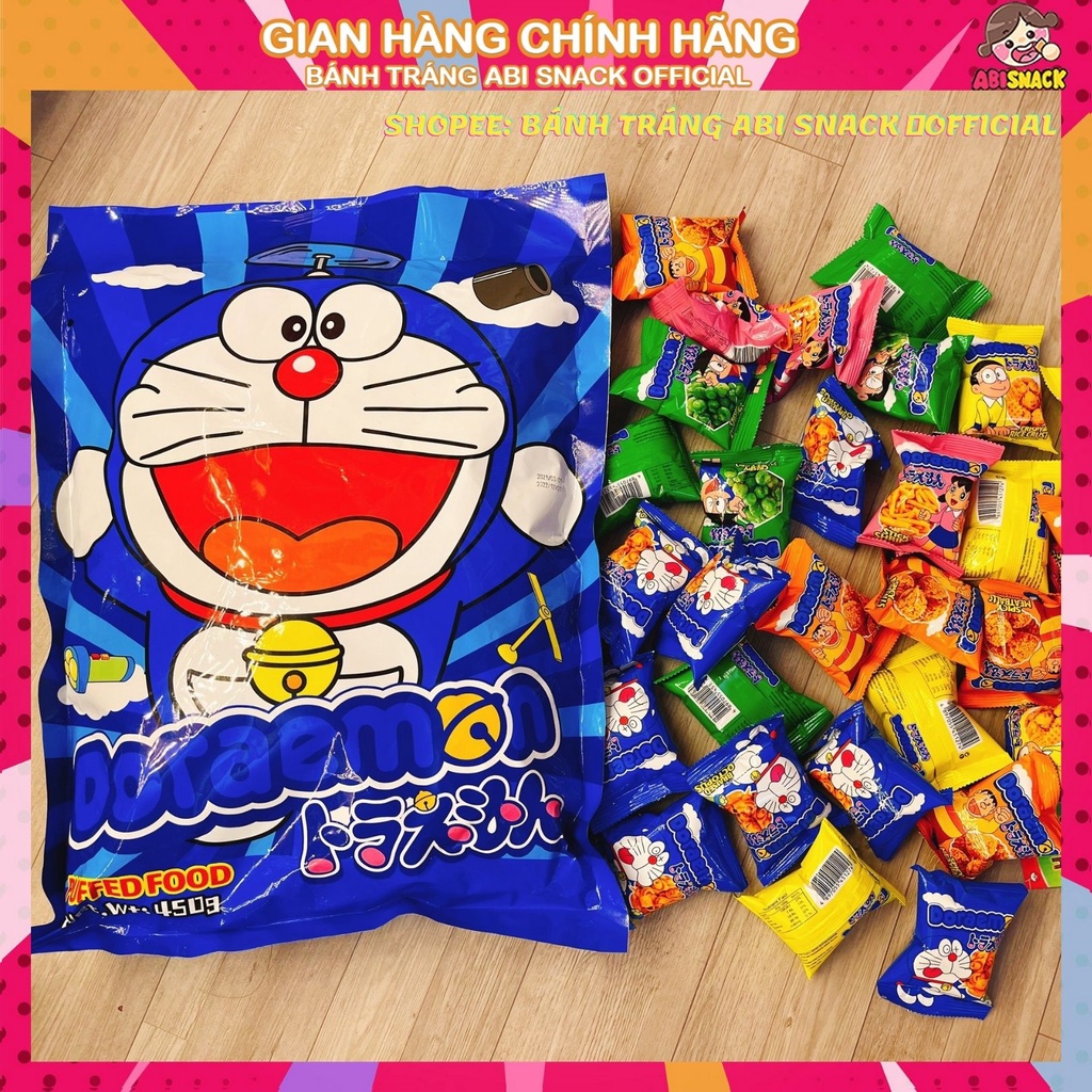 MÃ MỚI SNACK BIM BIM DOREAMON SIÊU TO Tận 30-36 Gói Nhỏ