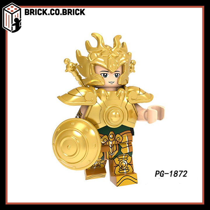 Gold Saint Seya Giáp Vàng Đặc Biệt Đồ Chơi Lắp Ráp Non LEGO Mô Hình Minifigure 12 Cung Hoàng Đạo PG8213