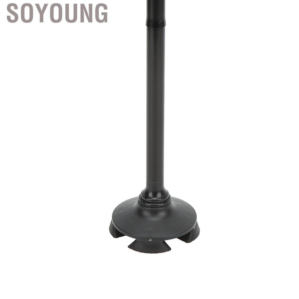 Soyoung Folding Waking Cane Hand Walking Stick Foldable with Led Light for Elderly Men Women