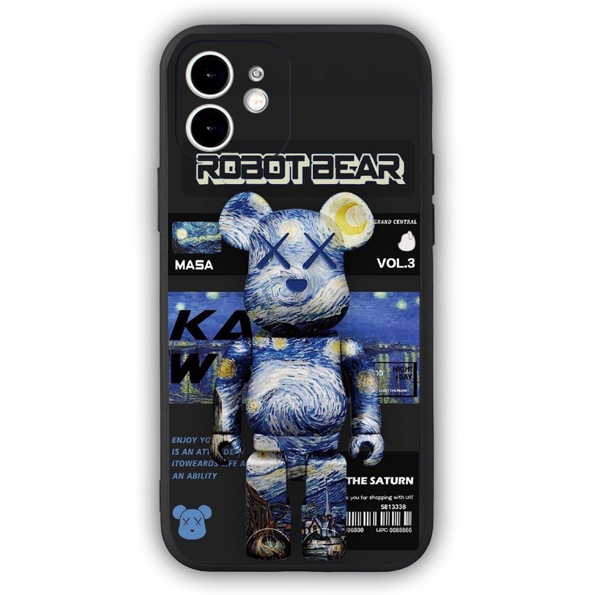 Ốp Lưng Iphone TPU Cạnh Vuông Robot B.ear BVC Iph6/6plus/6s/6splus/7/7plus/8/8plus/x/xs/11/12/pro/13/promax