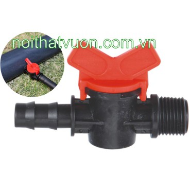 Van khóa - Van khóa nước tưới nhỏ giọt 16x1/2"mm