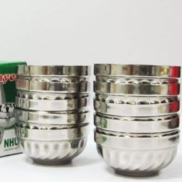 Chén Cơm Inox Xoắn Cao Cấp Không Gỉ
