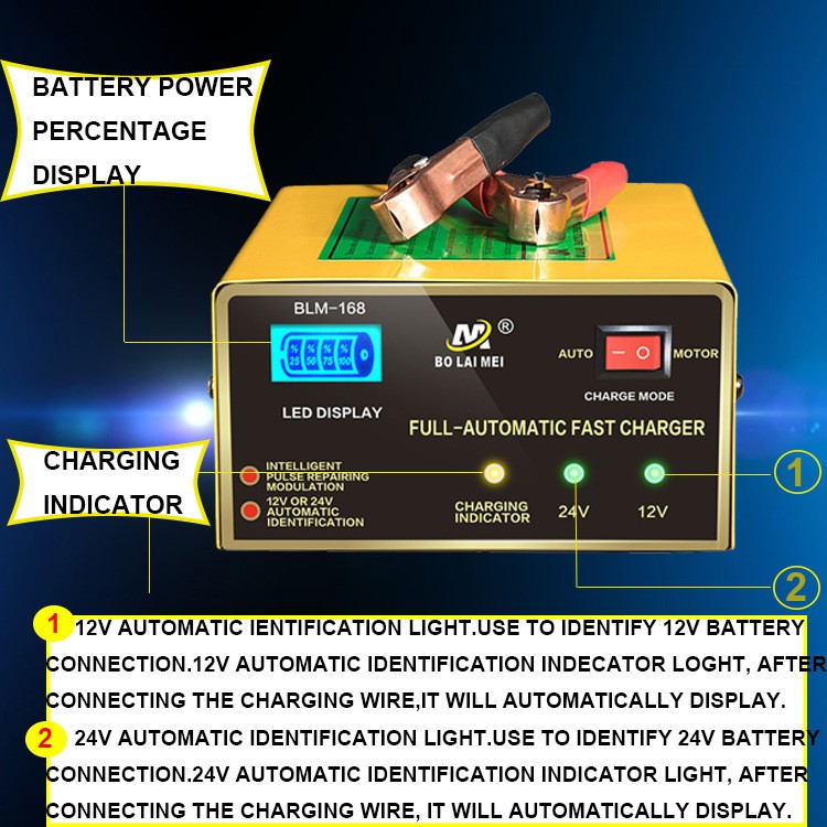 Máy Sạc Ắc Quy Và Phục Hồi Bình Ắc Quy 12V 24V 200AH-Máy Sac Acquy BT 618 - Sac Acquy 200Ah