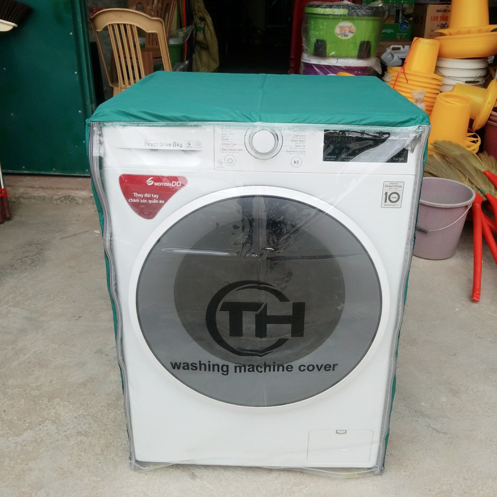 Vỏ bọc, áo trùm máy giặt cửa ngang ( Vải dù không nổ, chống thấm )