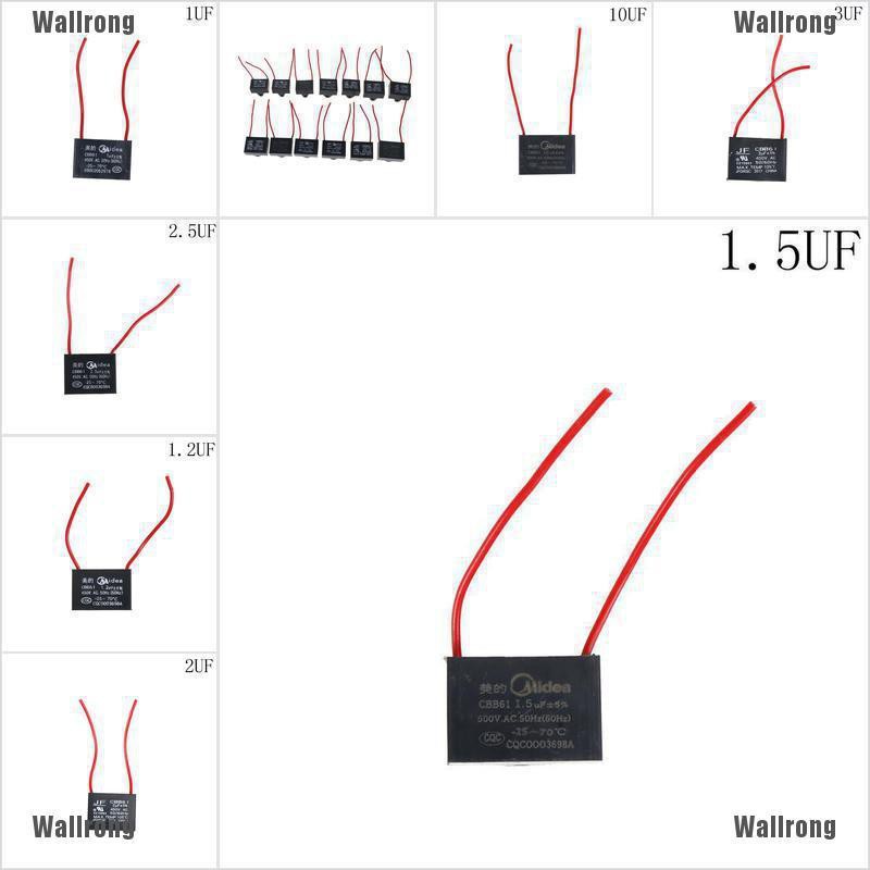 Tụ Điện Quạt Trần Cbb61 450v 1-10uf