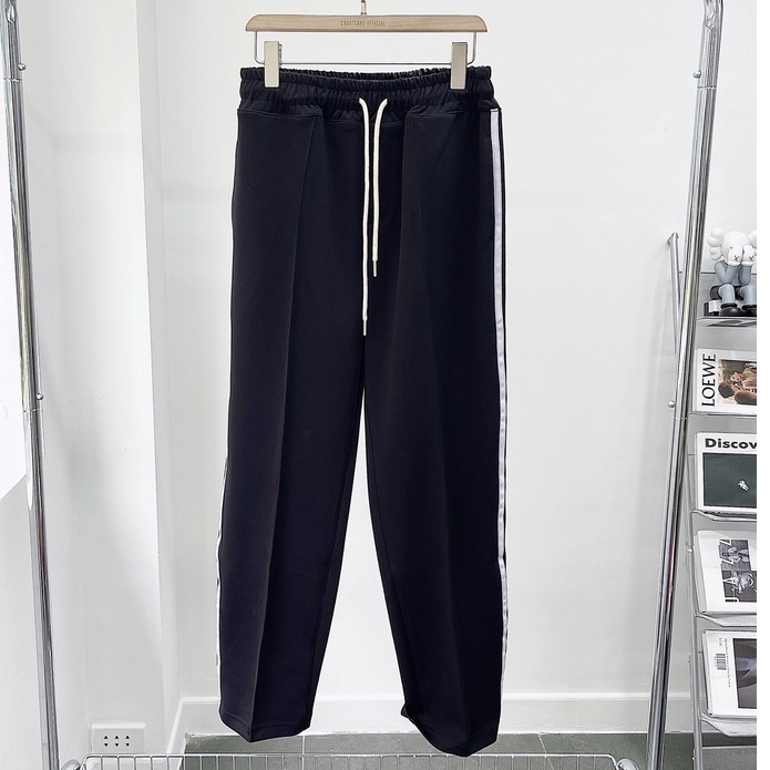 QUẦN THUN 2 SỌC CHUOTCONG OFFICIAL (Nâu,Trắng,Đen) 691