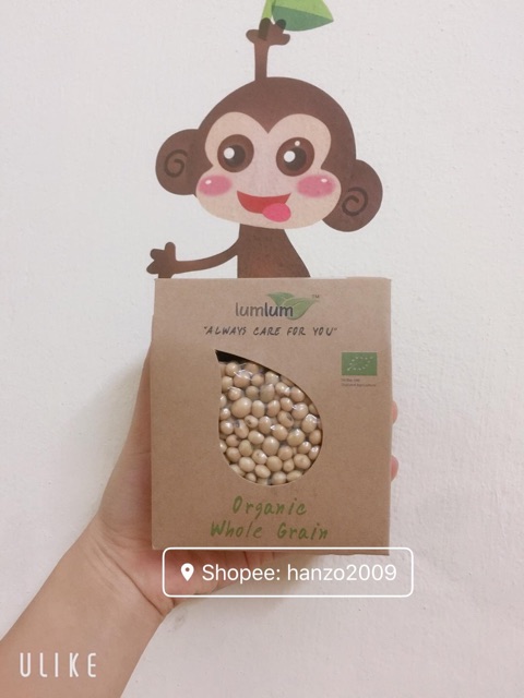 Đậu nành hữu cơ Organic Lum Lum 250gr