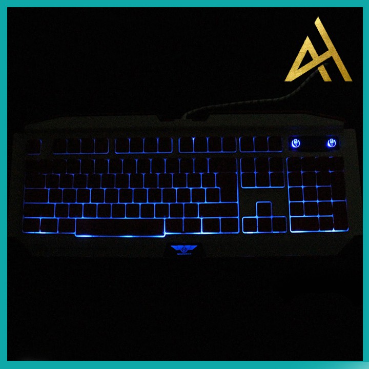 Bàn Phím Máy Vi Tính Laptop Chơi Game NEWMEN GM100 Đèn LED 7 Màu - Bàn phím Cơ Keyboard Gaming Có Dây