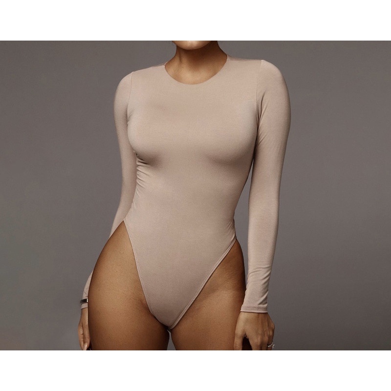 Bodysuit Áo Liền Thân Tay Dài Cổ Tròn Quyến Rũ Tôn Dáng Mùa Thu Viibodysuit | BigBuy360 - bigbuy360.vn