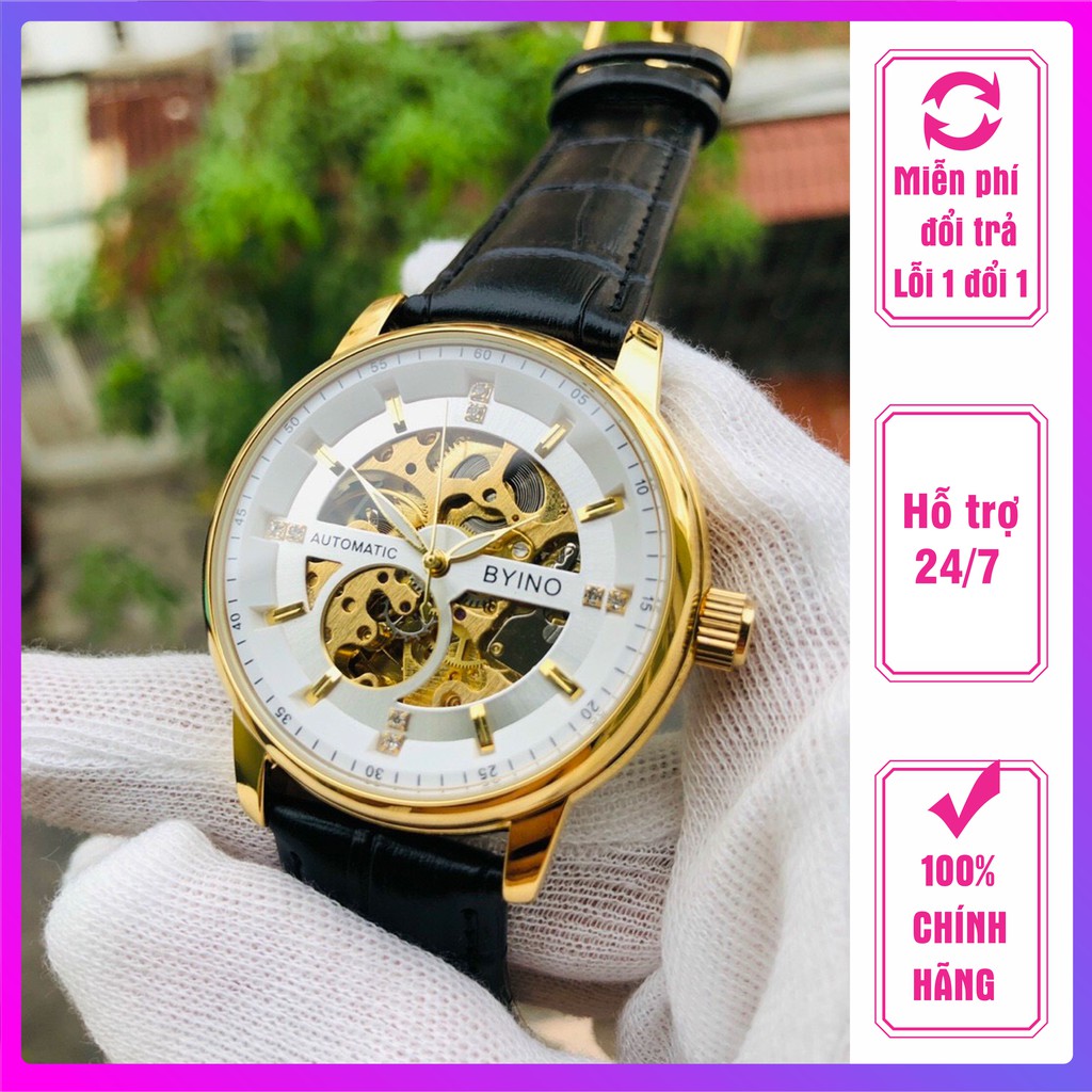 Đồng hồ cơ nam Tevise cơ tự động thiết kế lộ cơ 2 mặt nhìn máy cơ chuyển động cực đẹp mắt [ Đồng Hồ Cơ nam ] | BigBuy360 - bigbuy360.vn