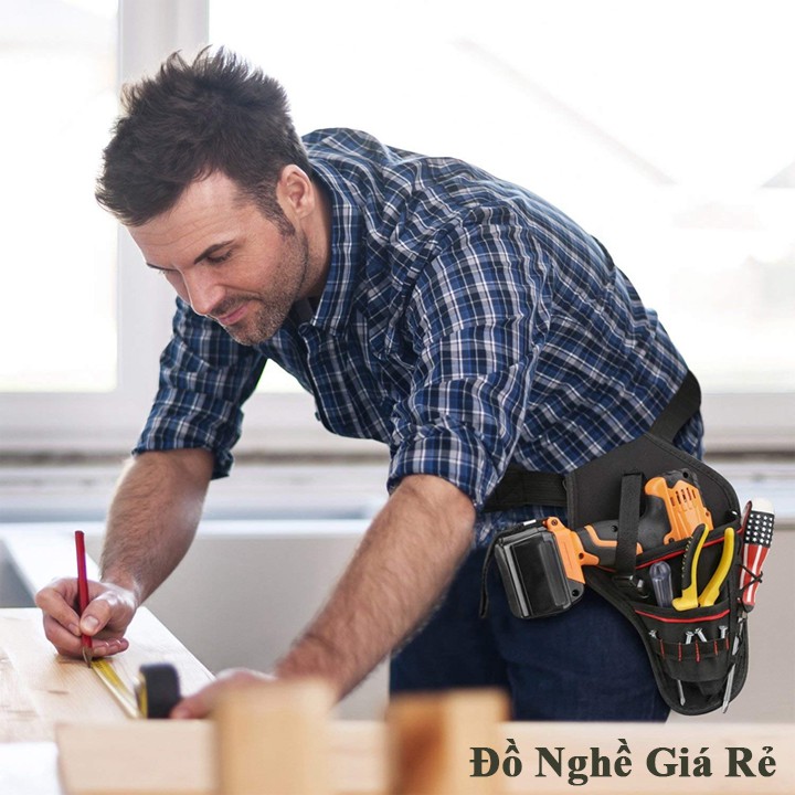 Túi Đựng Máy Khoan Pin - Túi Đeo Hông Đựng Đồ Nghề Dụng Cụ Sửa Chữa Kỹ Thuật